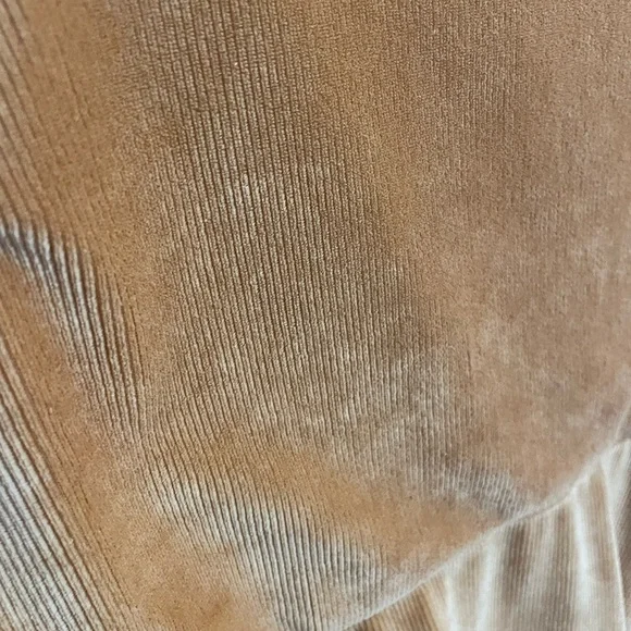 Knitworks XXL-plus gold mustard dress minimal 70s corduroy spring summer - Picture 7 of 13